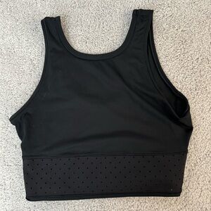 Lululemon size 2 black crop top